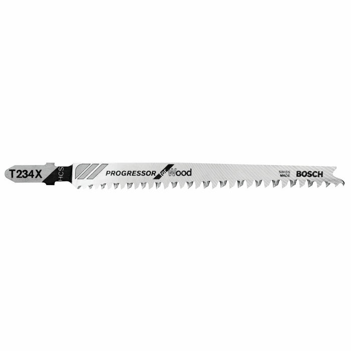 Pqt. 5 lames Progressive à bois, en «T» (4-1/2"x8-12dpp)