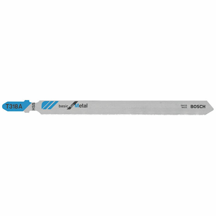 Pqt. 5 lames Basic à métal, en «T» (5-1/4"x24dpp)