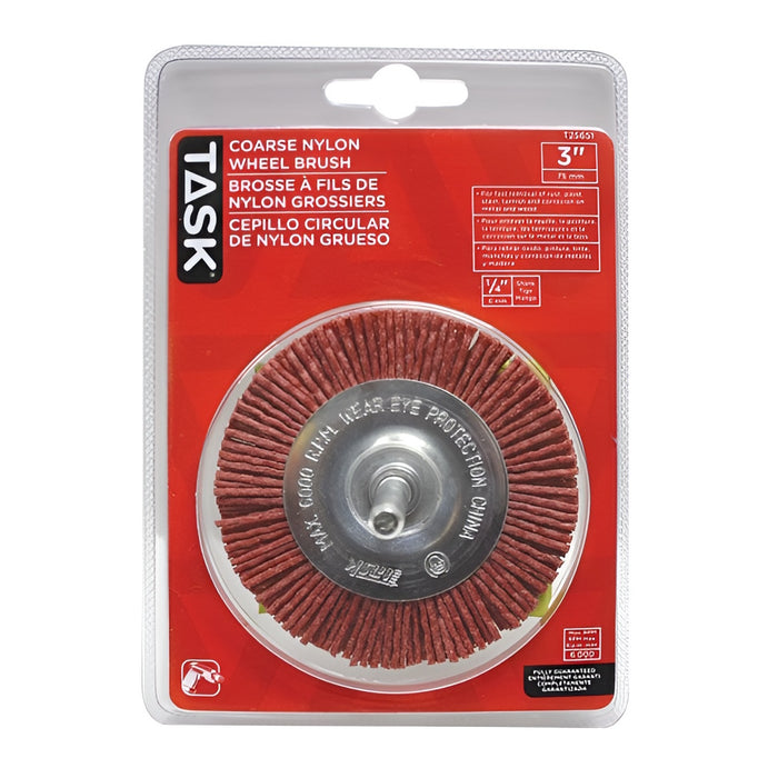 Brosse abrasive en nylon 3"