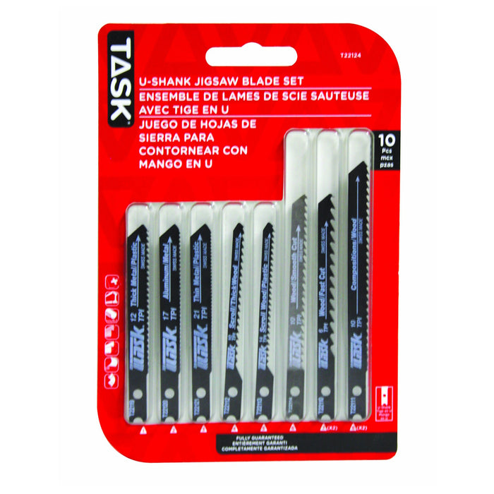 Ensemble de 10 lames de scie sauteuse à pied en U