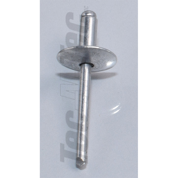 Rivet en aluminium 3/16" X 1/4" - Paquet de 50