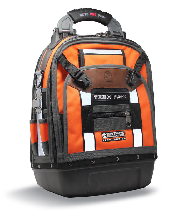 Sac à dos pour technicien, Orange haute-visibilité