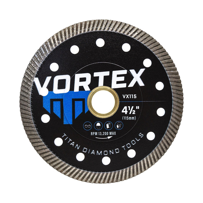 Lame vortex au diamant 4-1/2"