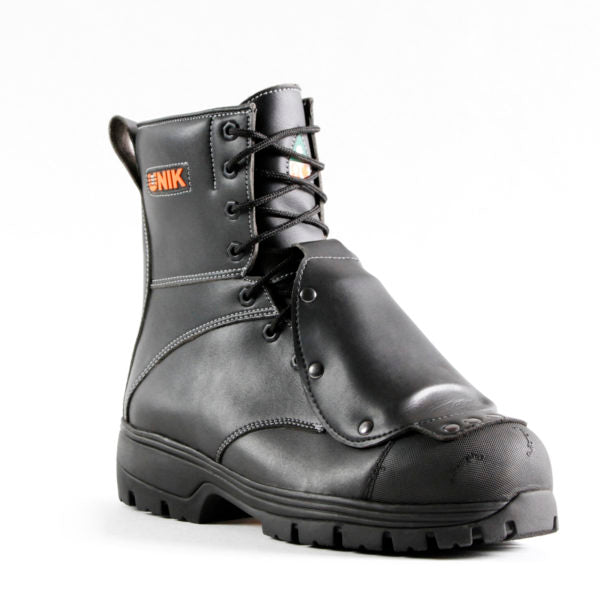 Botte de sécurité 8" Unik Chemik, protecteur de métatarse - Noir