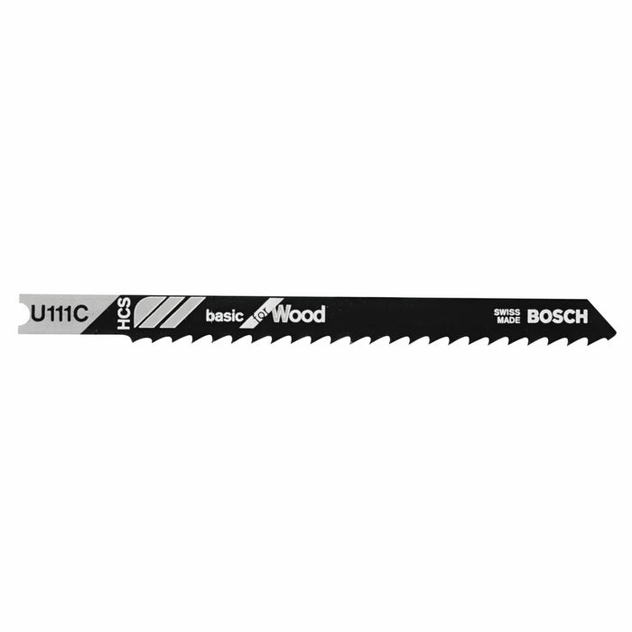Pqt. 5 lames Basic à bois, en «U» (3-5/8"x8dpp)