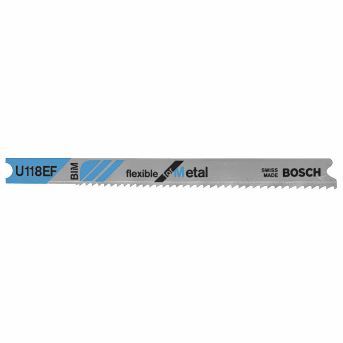 Pqt. 5 lames Flexible à métal, en «U» (3-1/8"x14-18dpp)