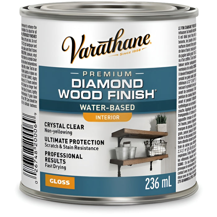 Vernis diamant intérieur pour le bois lustré - 236 mL