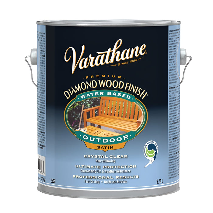Vernis diamant extérieur pour le bois satiné - 3.78 L