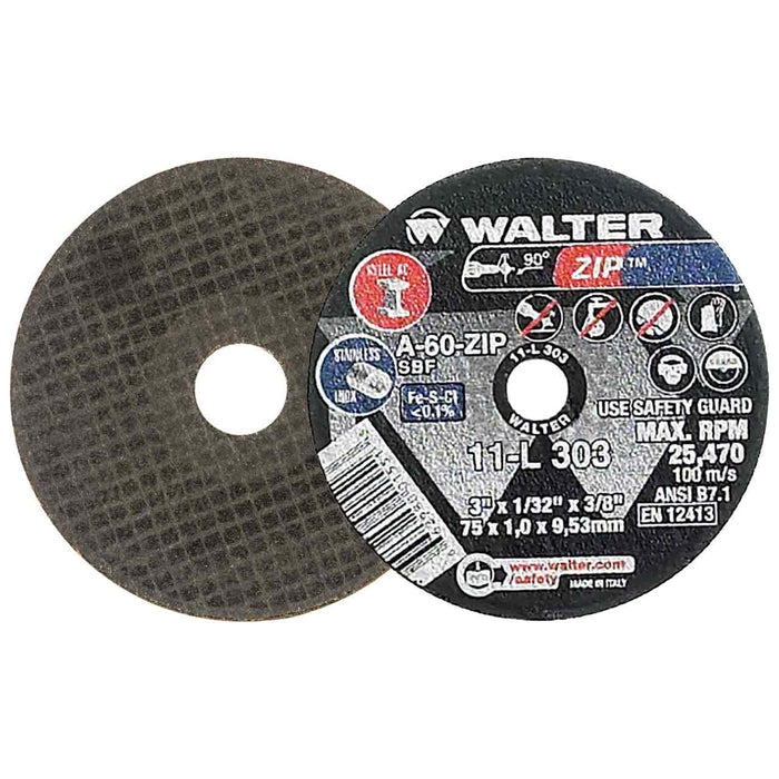 Meule Zip pour meuleuse droite 3" X 1/32" X 3/8"