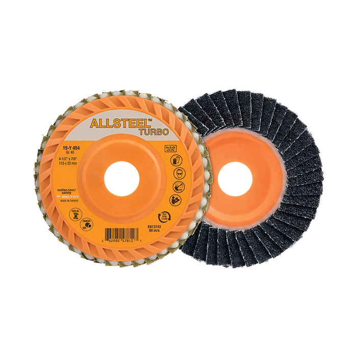 Disque à feuillets All Steel Turbo 5" grain 80
