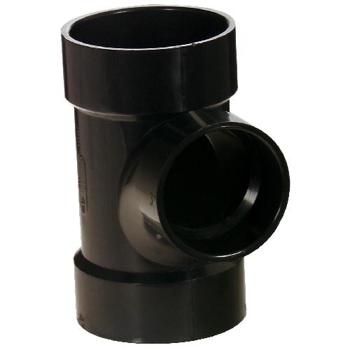 Té en Y ABS, diamètres de 4 po x 4 po x 3 po - IPEX