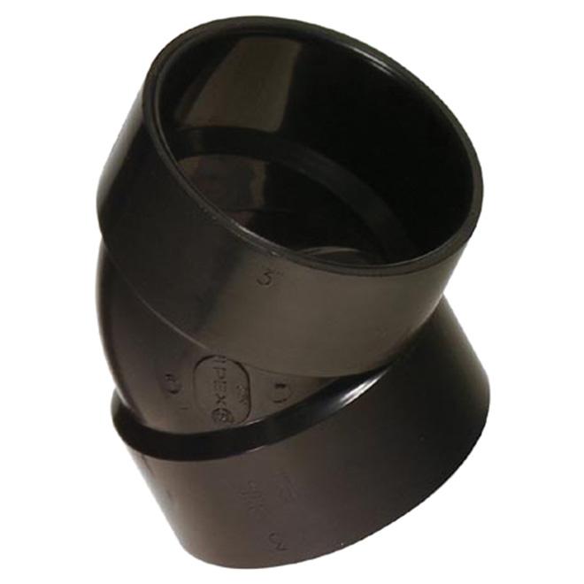Coude court de 45°, de type DWV, fabriqué en ABS, 1-1/2 po (Femelle) – IPEX