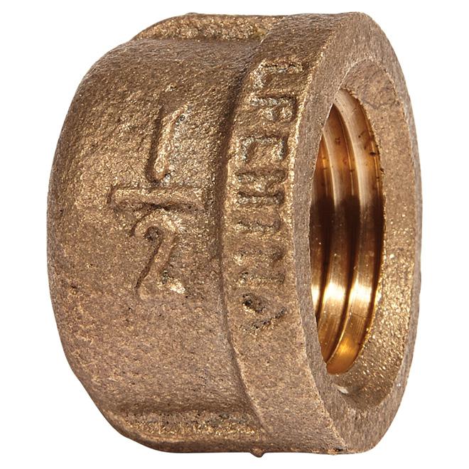 Capuchon de tuyau en laiton sans plomb - 1/2" - FIP aqua-dynamic - Quincaillerie G.H. Berger