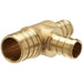 Raccord en T en laiton 3/4" X 1/2" X 1/2" Pex aqua-dynamic - Quincaillerie G.H. Berger