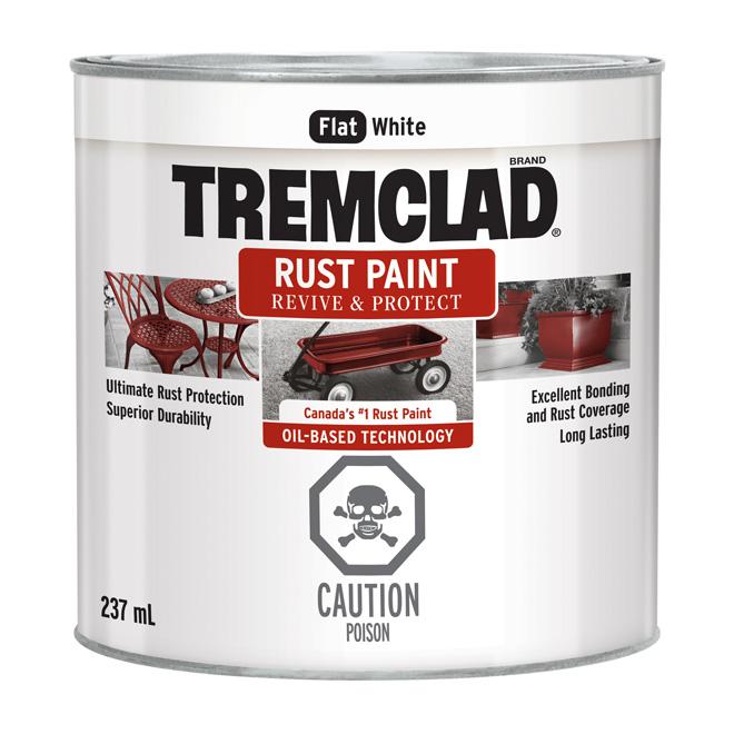 Peinture antirouille Tremclad - Blanc - Fini mat - 237ml