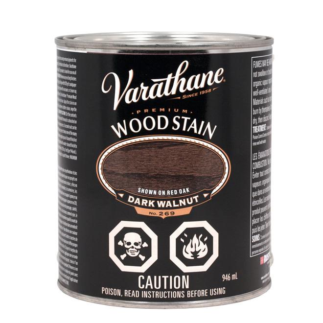Teinture Premium à l'huile pour bois - Noyer foncé - 946 mL