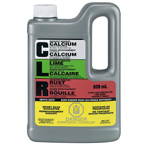Nettoyant C.L.R. pour le calcaire et la rouille - 828 mL - Quincaillerie G.H. Berger