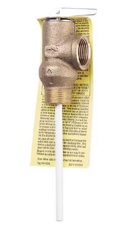 Soupape de sûreté [température et pression] 3/4" - 150 PSI