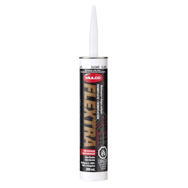 MULCO Scellant en thermoplastique Flextra - Clair -300 mL