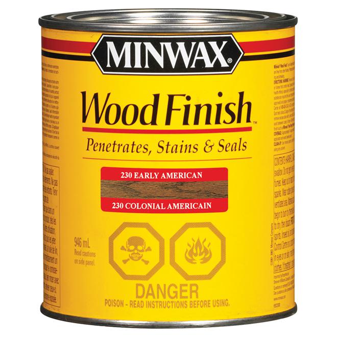 Teinture pénétrante à l'huile pour le bois - Colonial américain - 946 mL