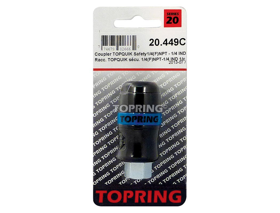 Raccord TOPQUIK (1/4 IND) x 1/4(F)NPT [2x]