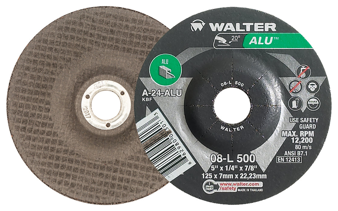 Meule à rectifier ALU™ pour aluminium [5"x1/4"x7/8"]