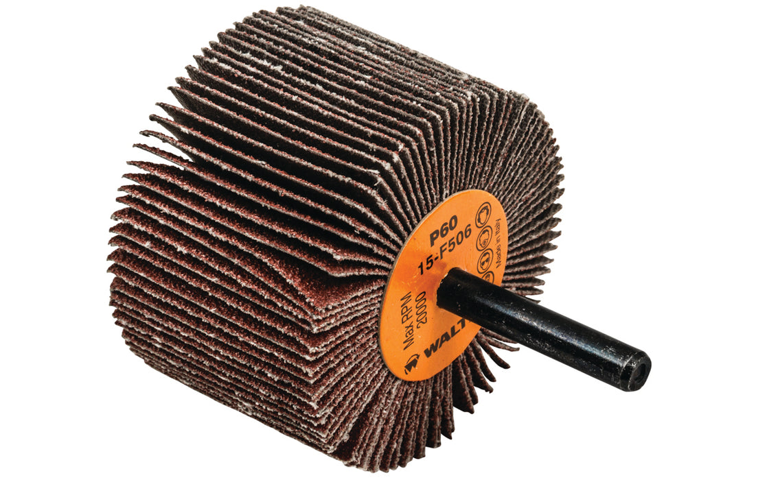 Roue à feuillets COOLCUT™, arbre 1/4" (2-1/2"x1-1/2"), à grain 60
