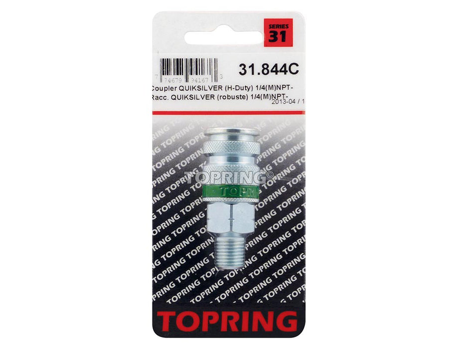 Raccord Quiksilver (ULTRAFLO) 1/4(M)NPT