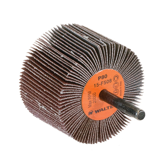 Roue à feuillets COOLCUT™, arbre 1/4" (2-1/2"x1-1/2"), à grain 80