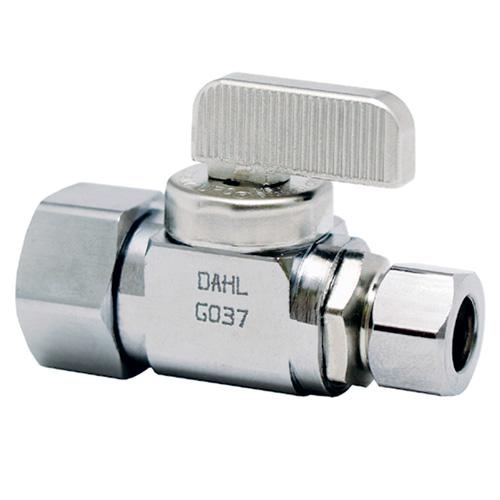 Valve droite 5/8" comp X 3/8" comp Dahl - Quincaillerie G.H. Berger