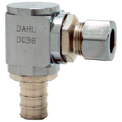 Coude 90º en laiton 3/8" comp X 1/2" Pex Dahl - Quincaillerie G.H. Berger