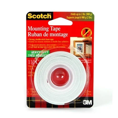 Ruban à montage Scotch 12,7 mm X 1,9 m  3M