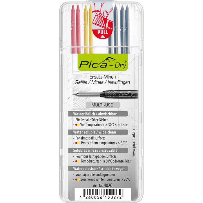 Mines de rechange assorties Pica-Dry® (8/pqt.)