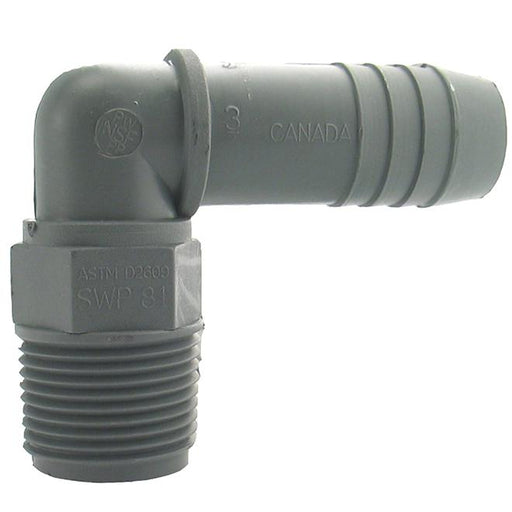 Coude mâle en polyéthylène 3/4" Boshart Industries - Quincaillerie G.H. Berger