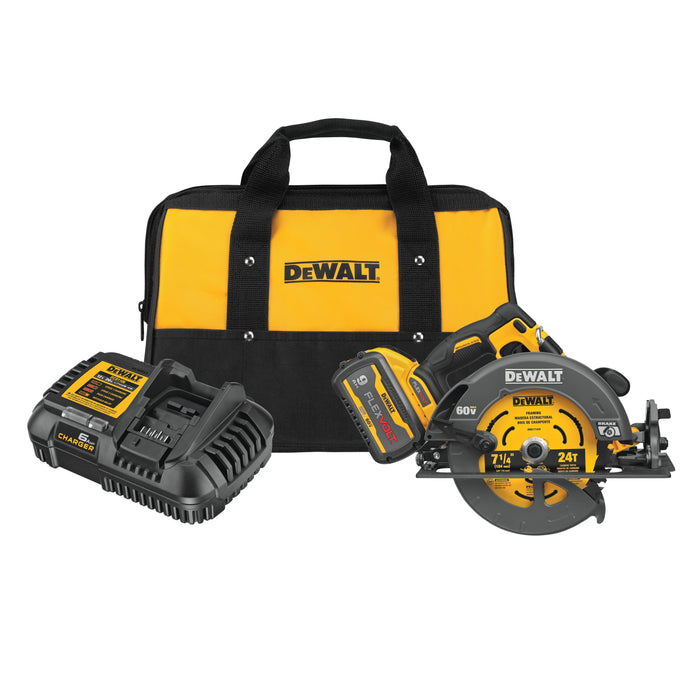 Ens. Scie circulaire FLEXVOLT(mc) 60V MAX 7-1/4"