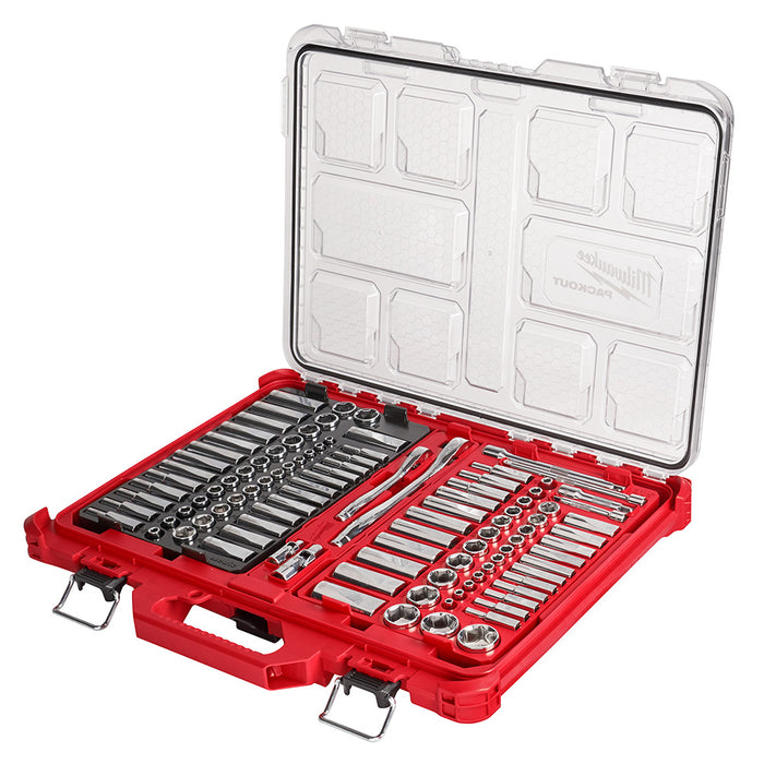 Ens. Rochets 1/4" et 3/8" avec 106 morceaux (SAE/Métrique) PACKOUT™