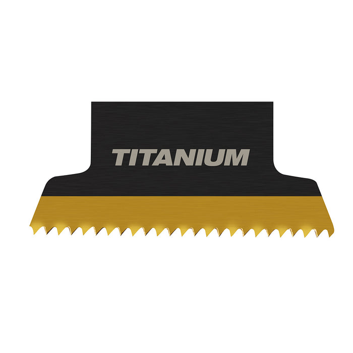 Lame multi-matériaux 1-3/8", bimétallique avec titane, universelle (3/pqt.)