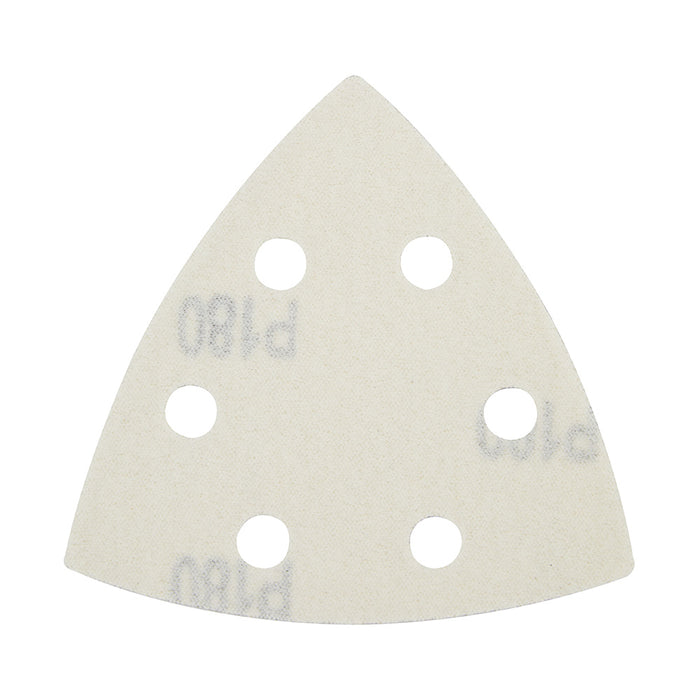 Papier sablé triangulaire 3-1/2", à grain 180 (6/pqt.)