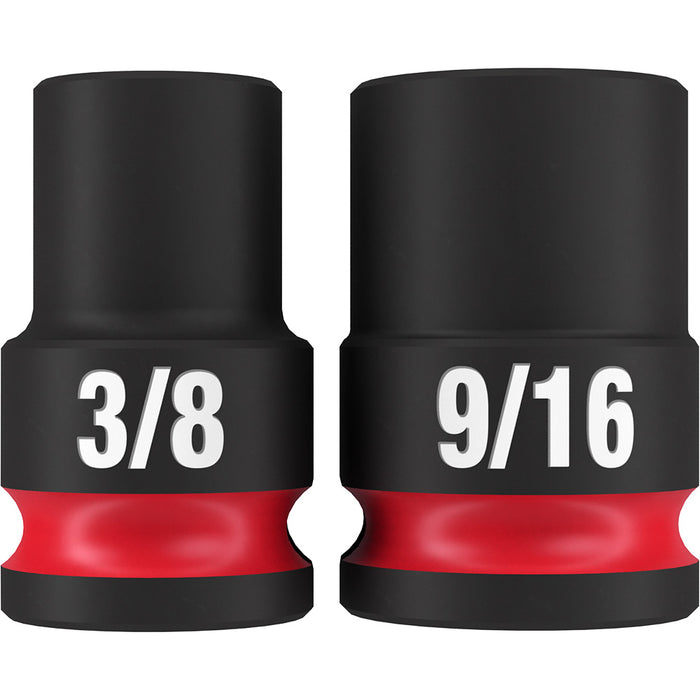 Ens. 12 douilles SHOCKWAVE™ standard SAE à prise 3/8"