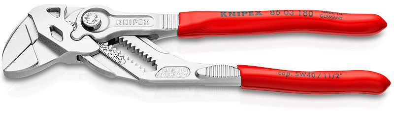 Pince multiprise et clé 7-1/4"