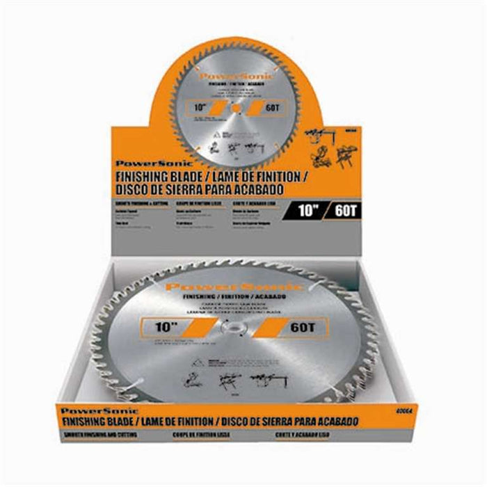 Lame de finition 10" x 60 dents
