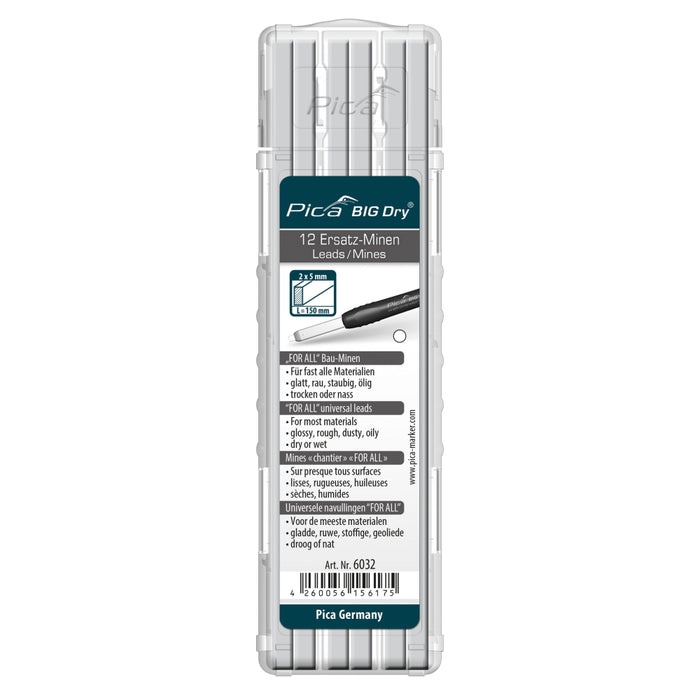 Mines de rechange BIG Dry®, Blanc (12/pqt.)