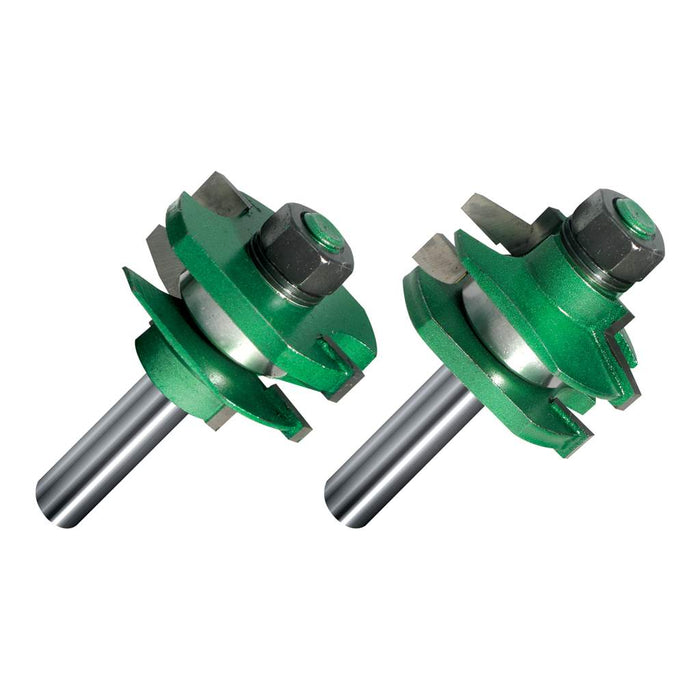 Fers à porte, style chanfrein (1-5/8"x15/16") à tige 1/2"