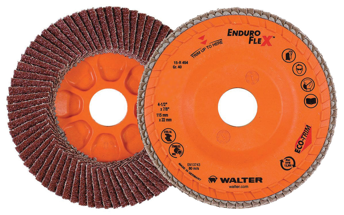 Disque à feuillets ENDURO-FLEX™ 4-1/2", à grain 40