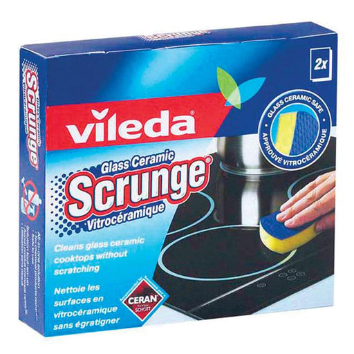 Éponges pour vitrocéramique Scrunge - Paquet de 2 Vileda - Quincaillerie G.H. Berger