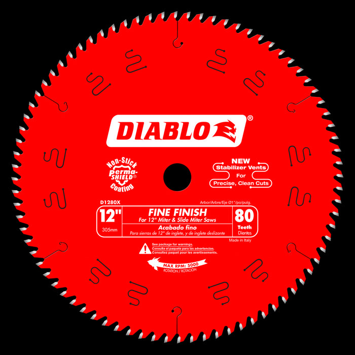 Lame de finition fine (12"x80 dents)