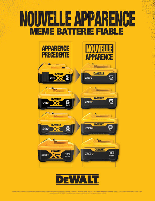 Batterie 6.0 Ah 20V MAX Dewalt - Quincaillerie G.H. Berger