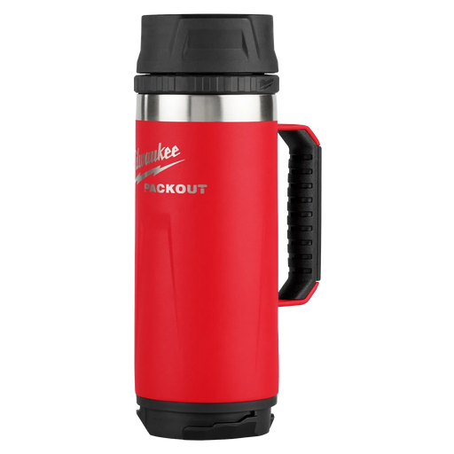 Tasse isotherme avec couvercle à bec 18oz PACKOUT - Rouge - Milwaukee - Quincaillerie G.H. Berger