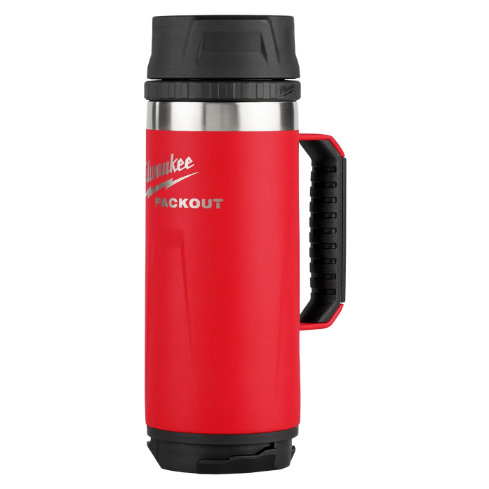 Tasse isotherme avec couvercle à bec 18oz PACKOUT - Rouge - Milwaukee - Quincaillerie G.H. Berger