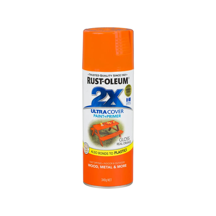 Peinture en aérosol Rust-Oleum Painter's Touch polyvalente 340g - fini lustré - Orange - Quincaillerie G.H. Berger